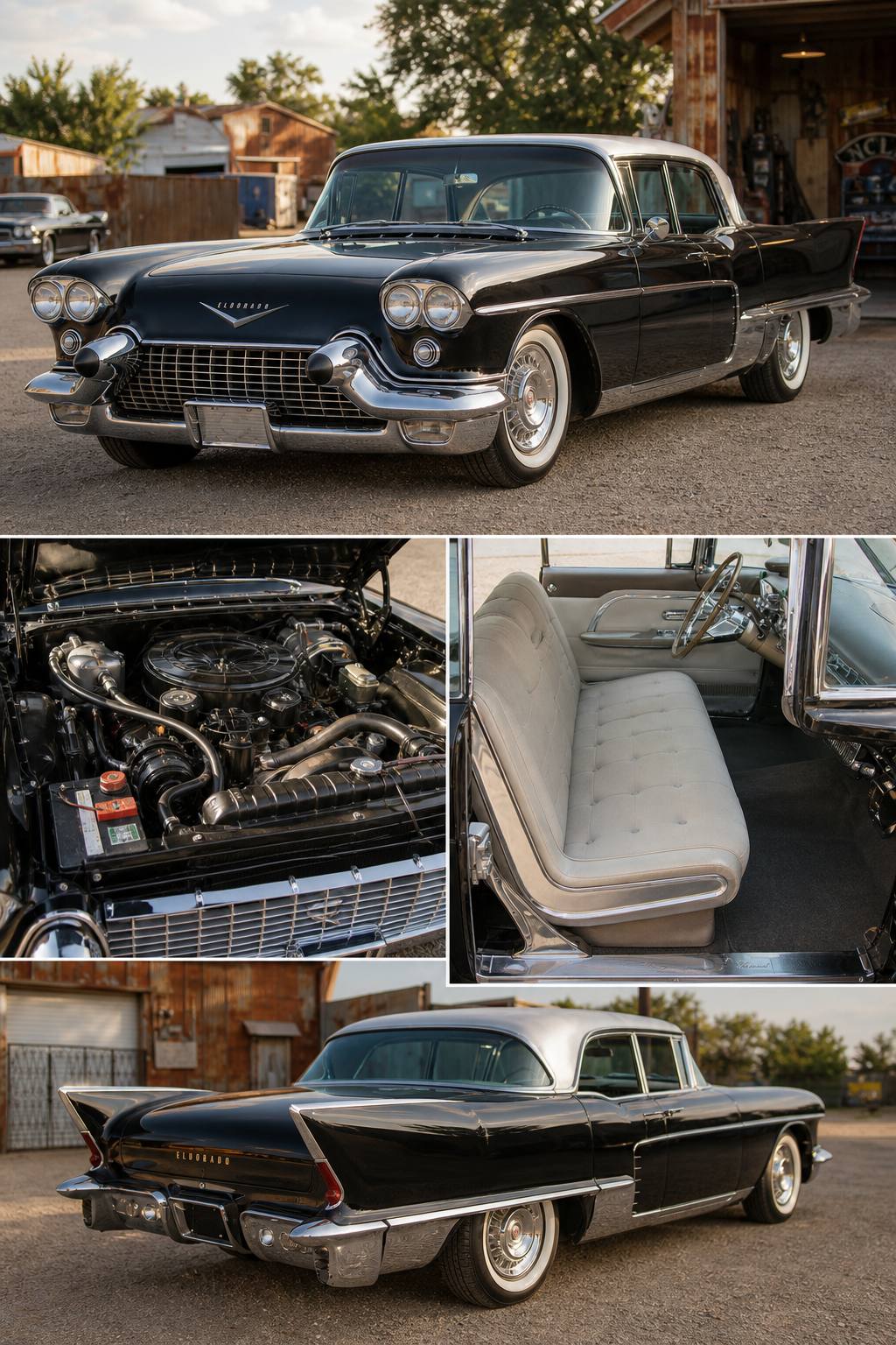 stuck engine 1958 Cadillac Eldorado BROUGHAM project AI restoration vision