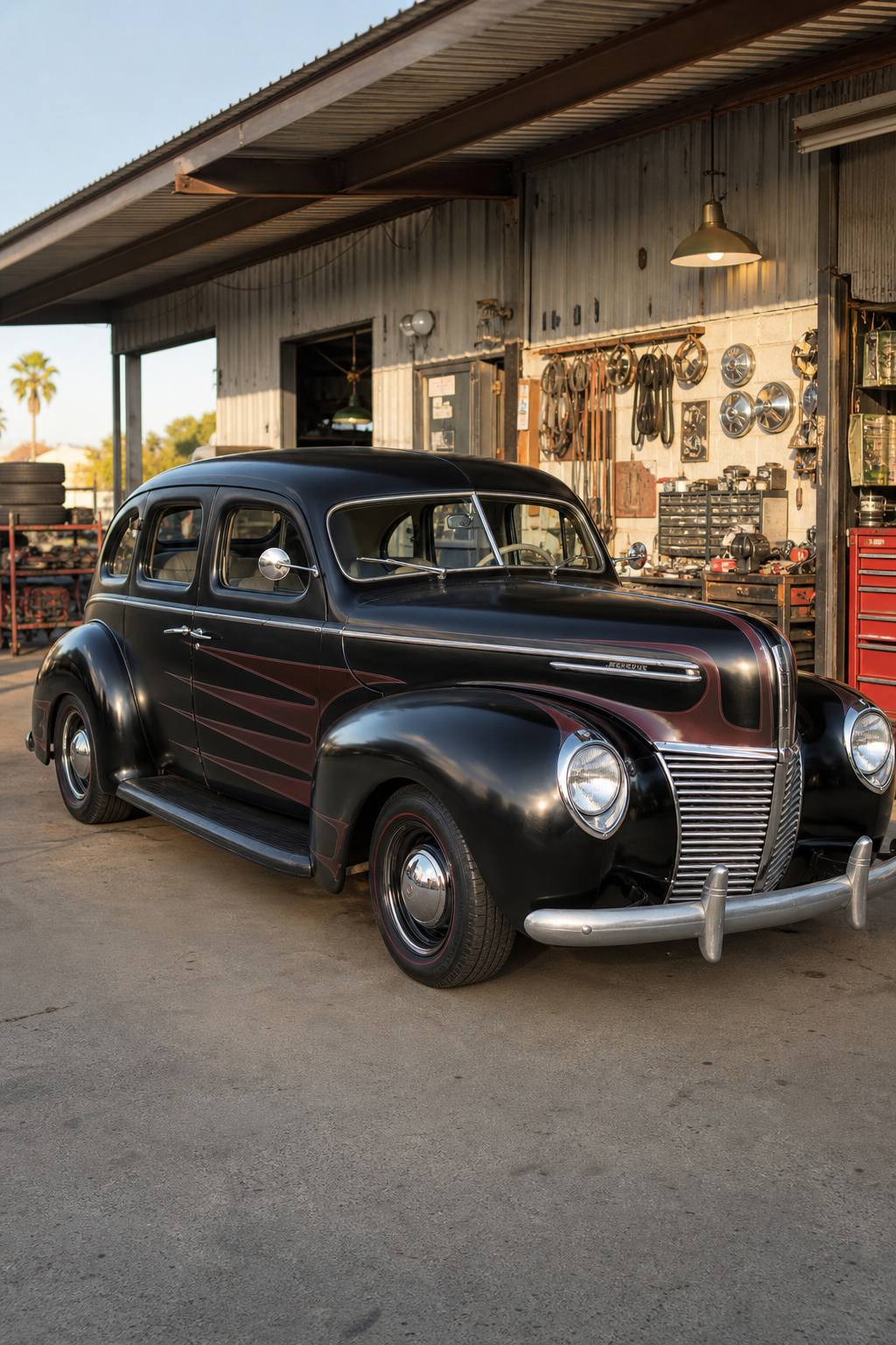 needs lot of work 1939 Mercury Eight Sedan hot rod project AI restoration vision