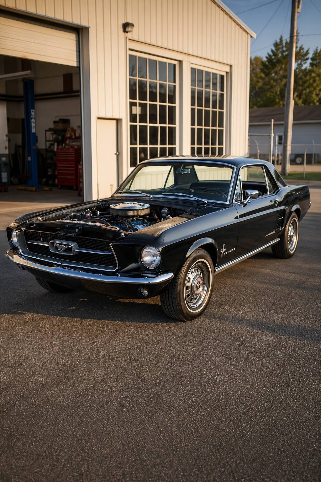 new parts 1967 Ford Mustang Coupe project AI restoration vision