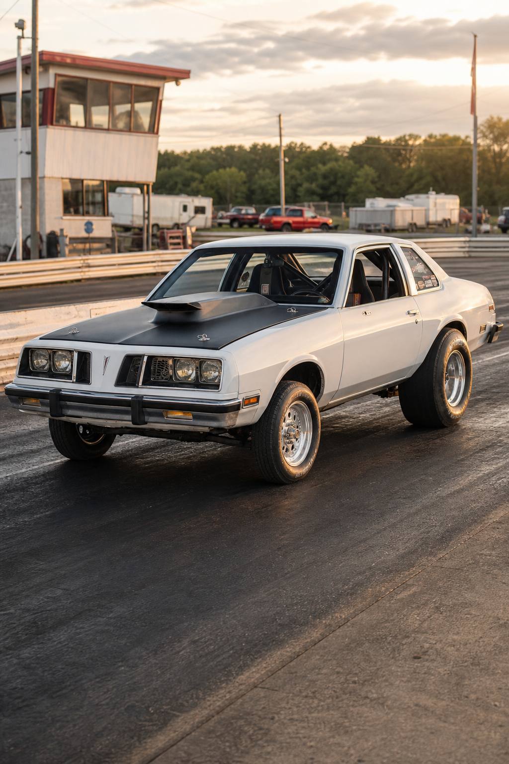 drag gasser 1980 Pontiac Sunbird project AI restoration vision
