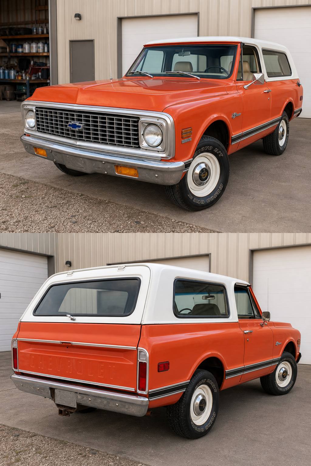 almost complete 1972 Chevrolet Blazer project AI restoration vision