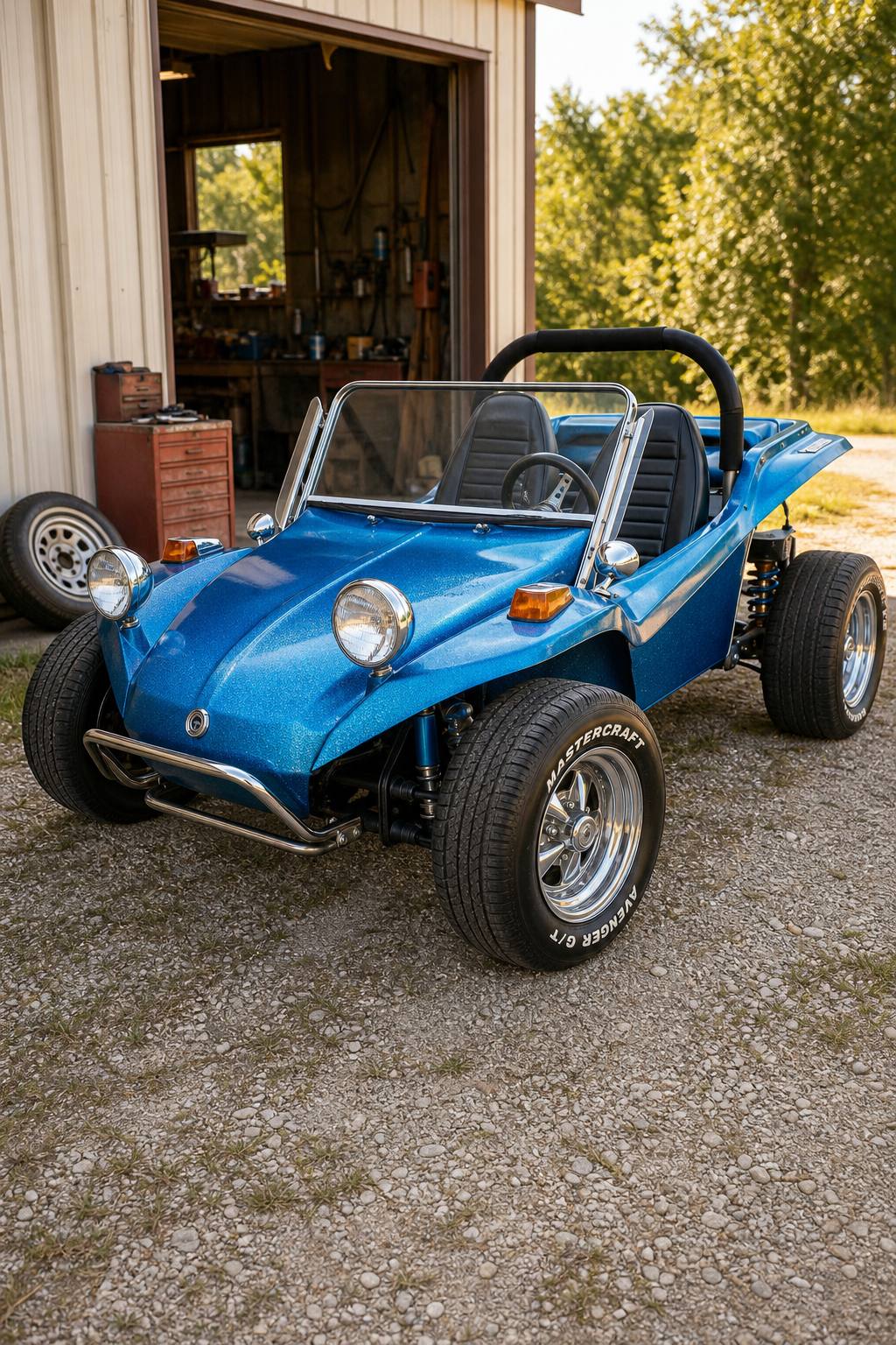 solid 1968 Dune Buggy Replica project AI restoration vision