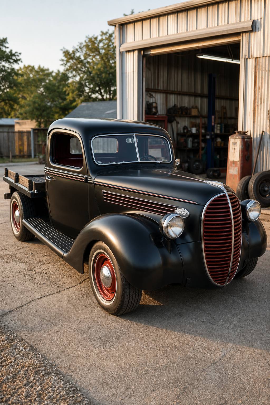 solid 1939 Ford Pickups hot rod project AI restoration vision