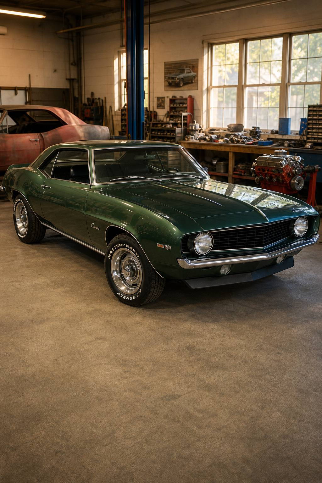 some parts extra 1969 Chevrolet Camaro project AI restoration vision