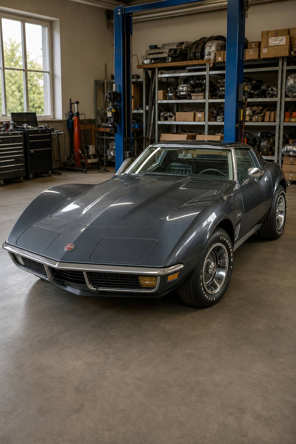 new parts 1970 Chevrolet Corvette project AI restoration vision