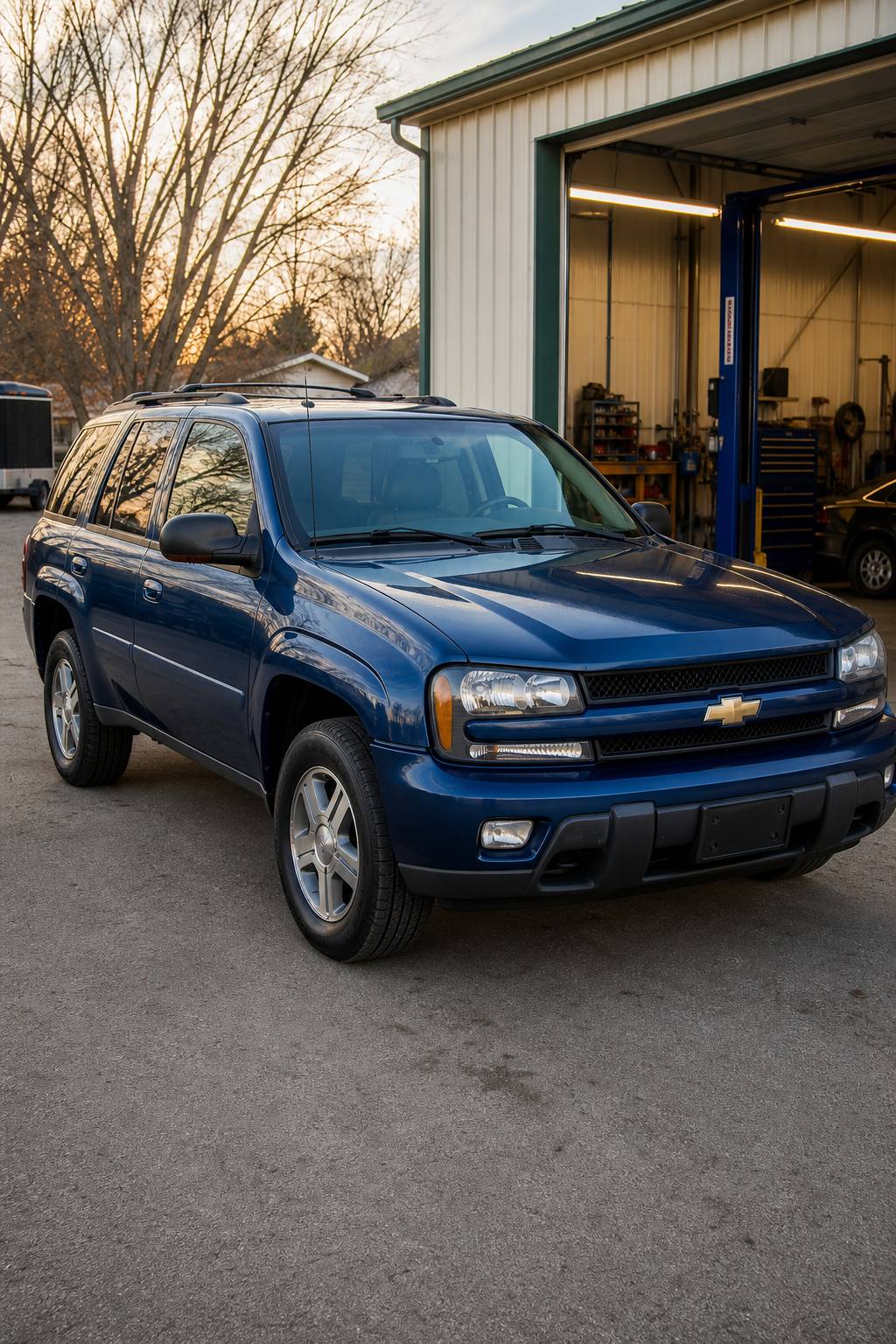 damaged 2005 Chevrolet Trail Blazer LT 4×4 project AI restoration vision