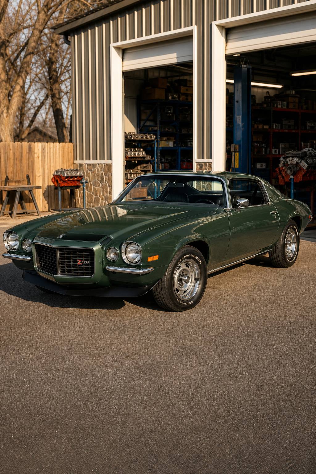 not an original drivetrain 1972 Chevrolet Camaro Z28 RS project AI restoration vision