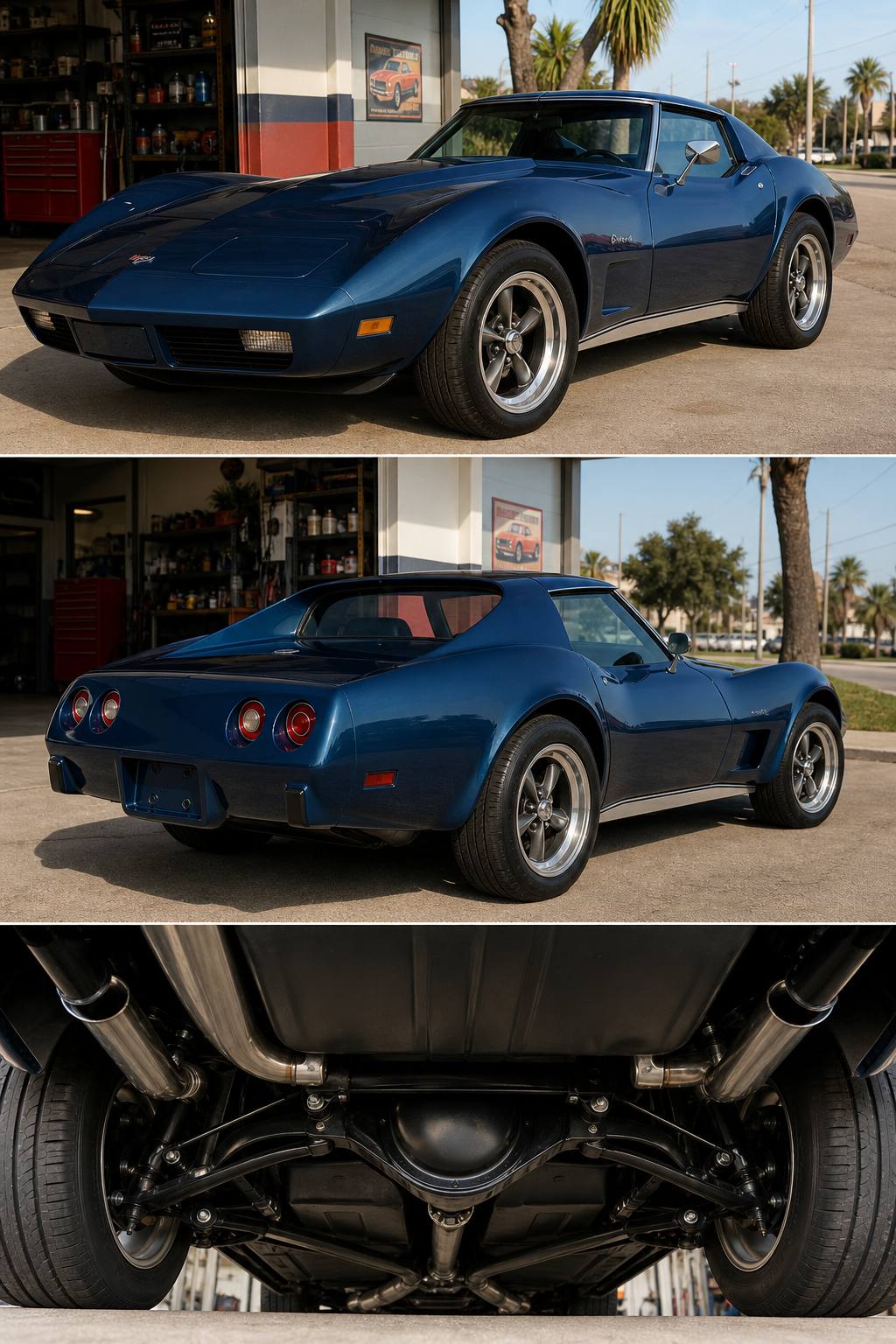 new parts 1977 Chevrolet Corvette project AI restoration vision