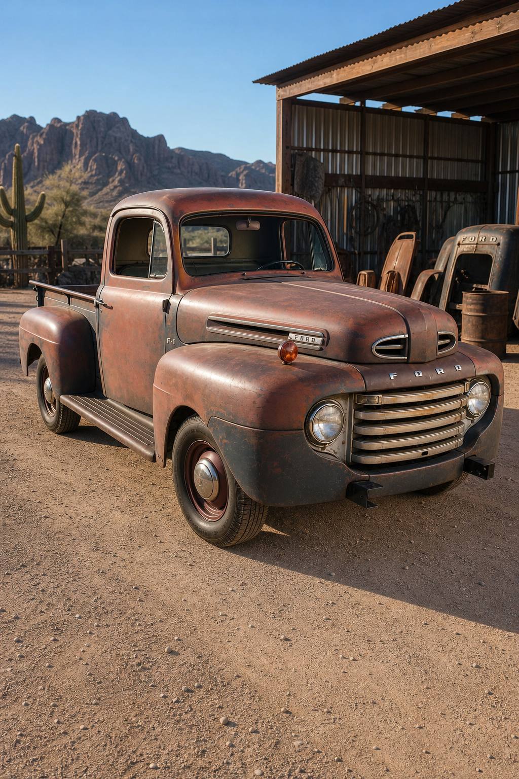 needs front fender 1949 Ford Pickups project AI restoration vision