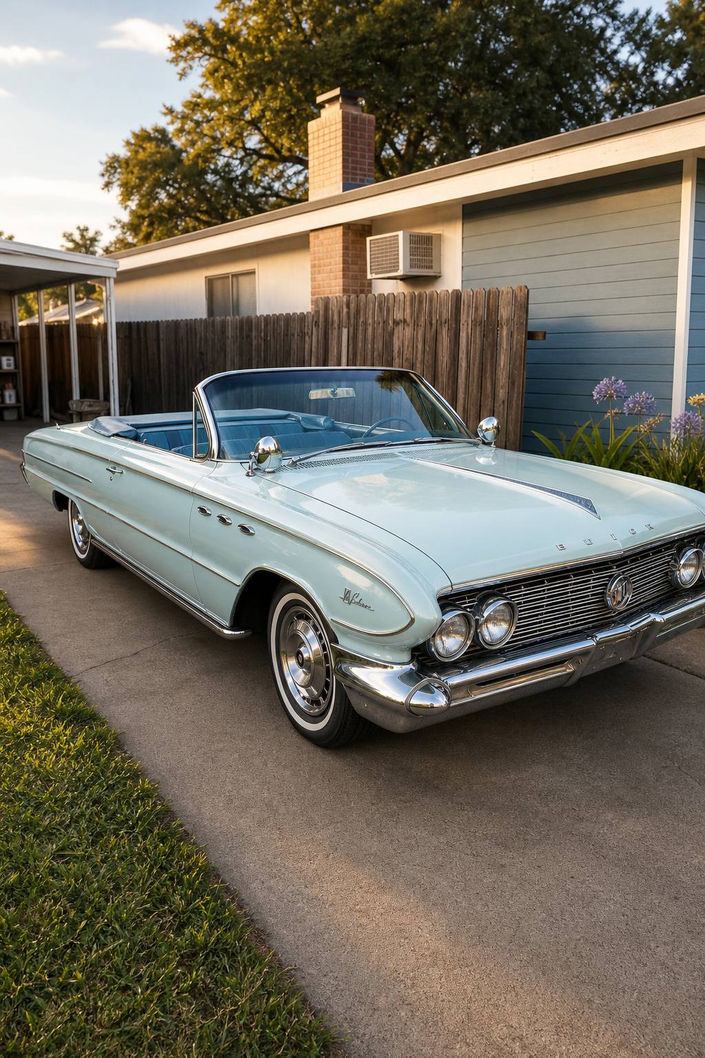 extra parts 1961 Buick LeSabre convertible project AI restoration vision