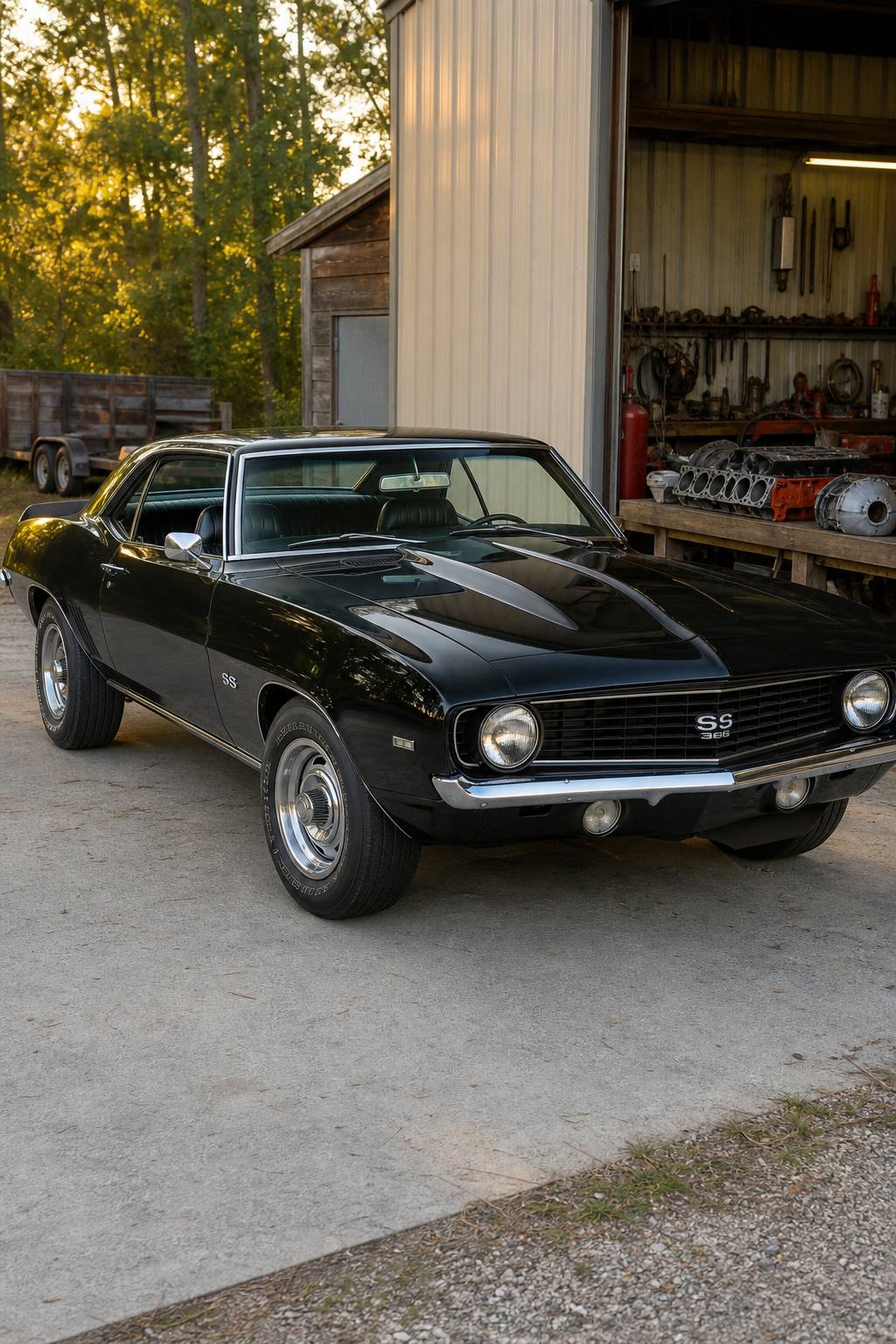 garden find 1969 Chevrolet Camaro project AI restoration vision