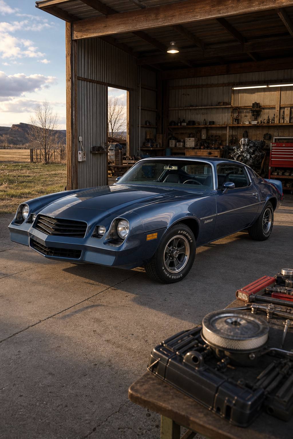 solid 1979 Chevrolet Camaro Berlinetta project AI restoration vision