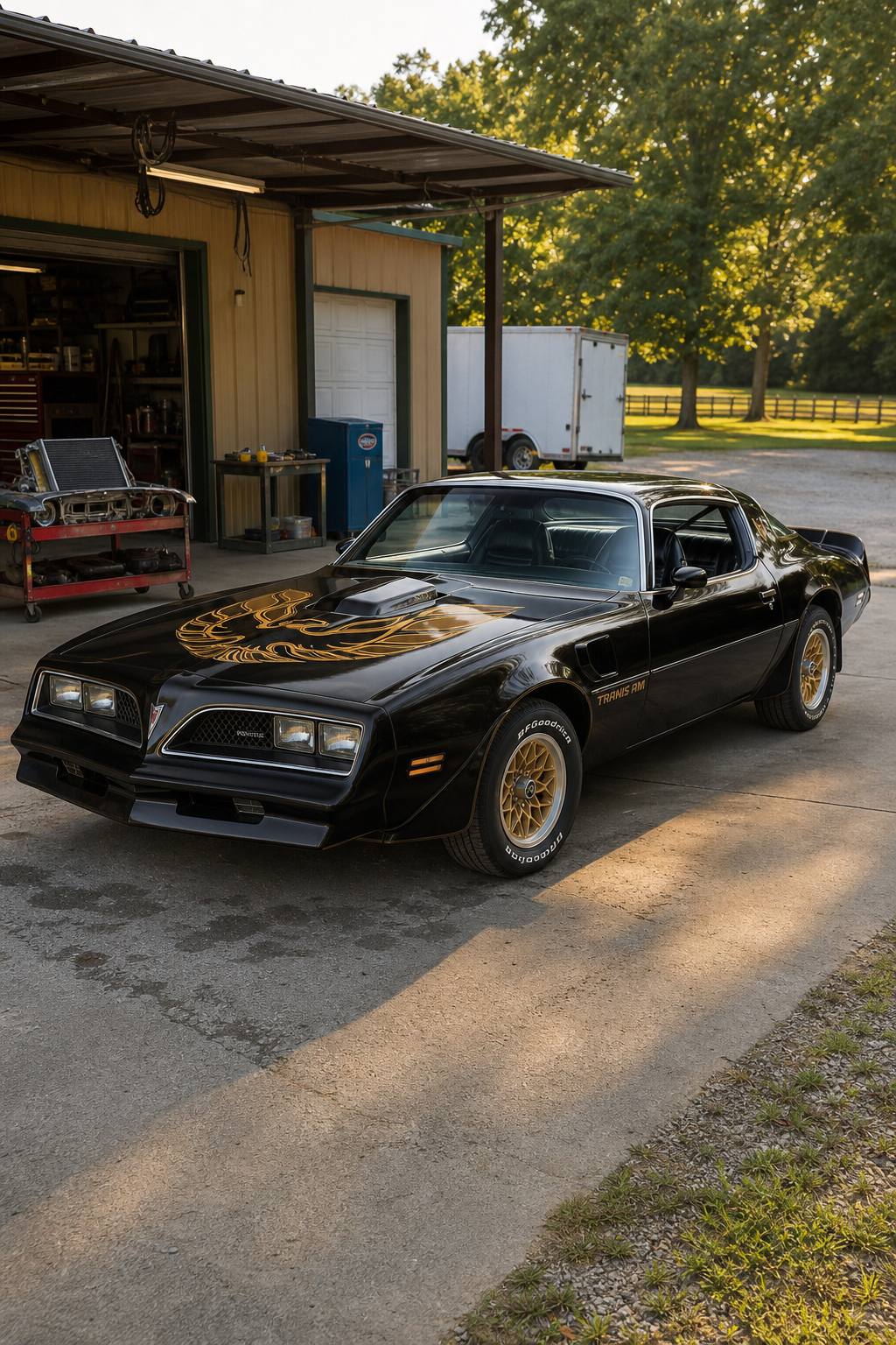 1978 Pontiac Trans Am Smokey & Bandit AI restoration vision