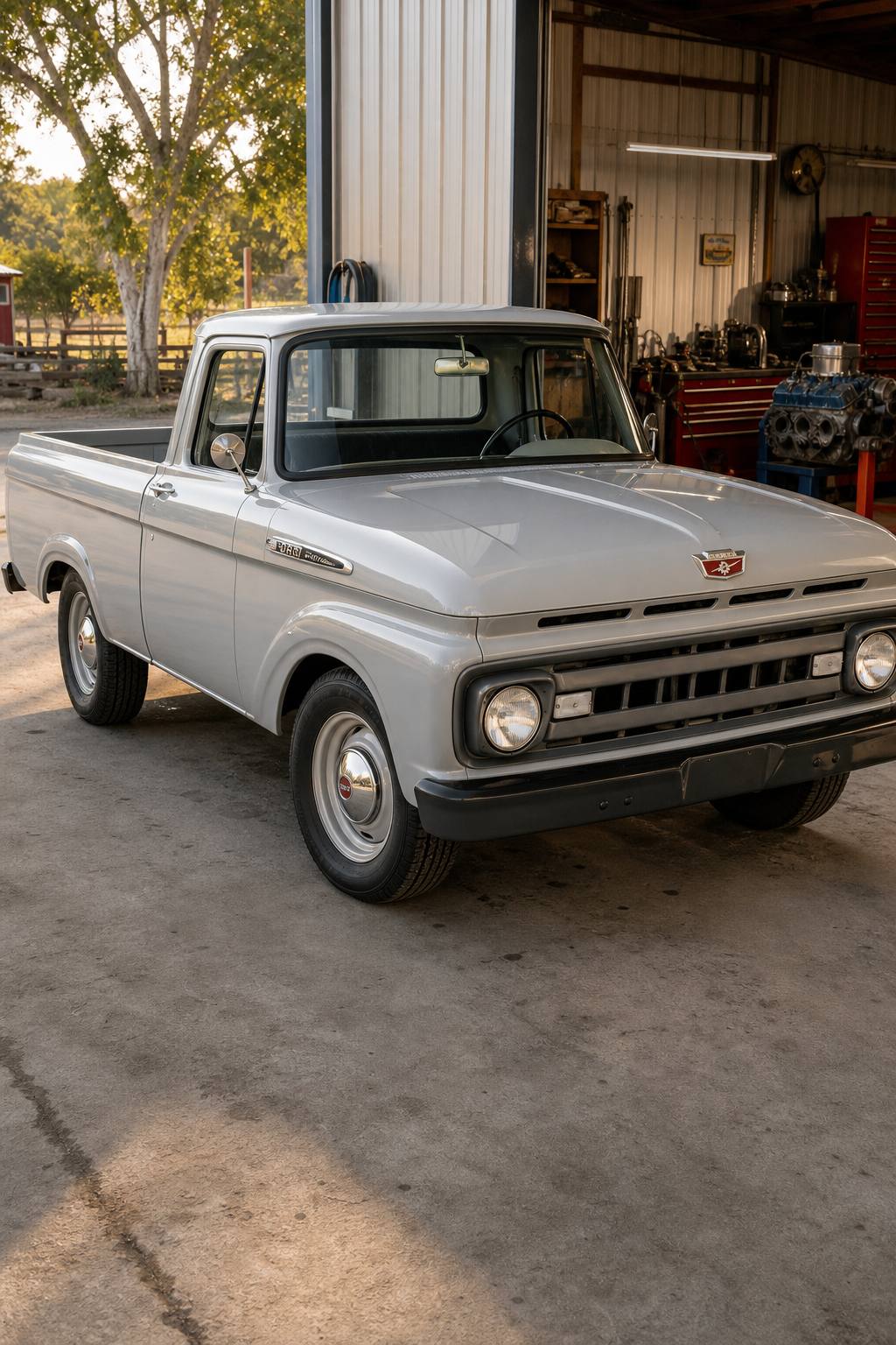 1961 Ford Short Bed Unibody Pickup Truck F 100 AI restoration vision