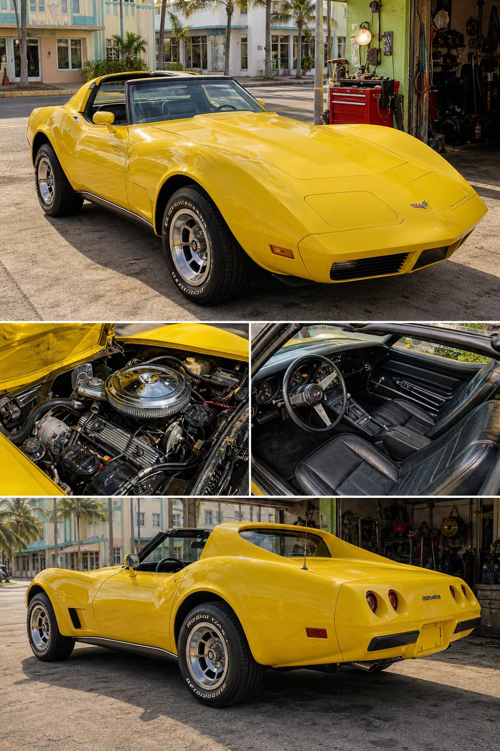 starts and runs 1978 Chevrolet Corvette T Top project AI restoration vision
