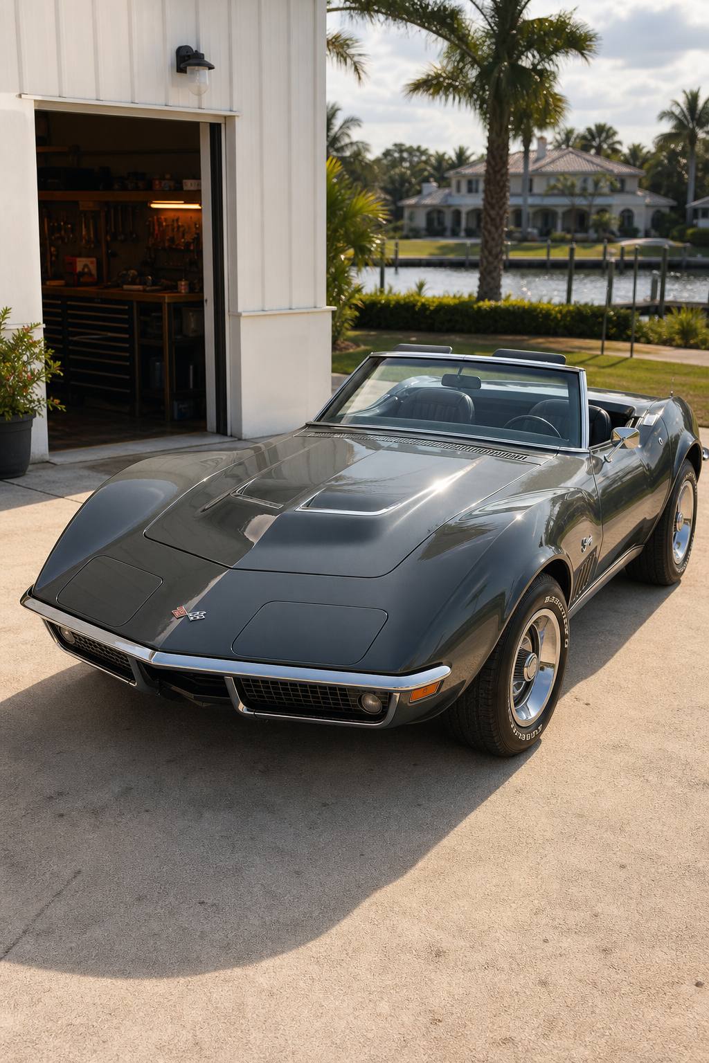 few things missing 1972 Chevrolet Corvette LT1 Convertible project AI restoration vision