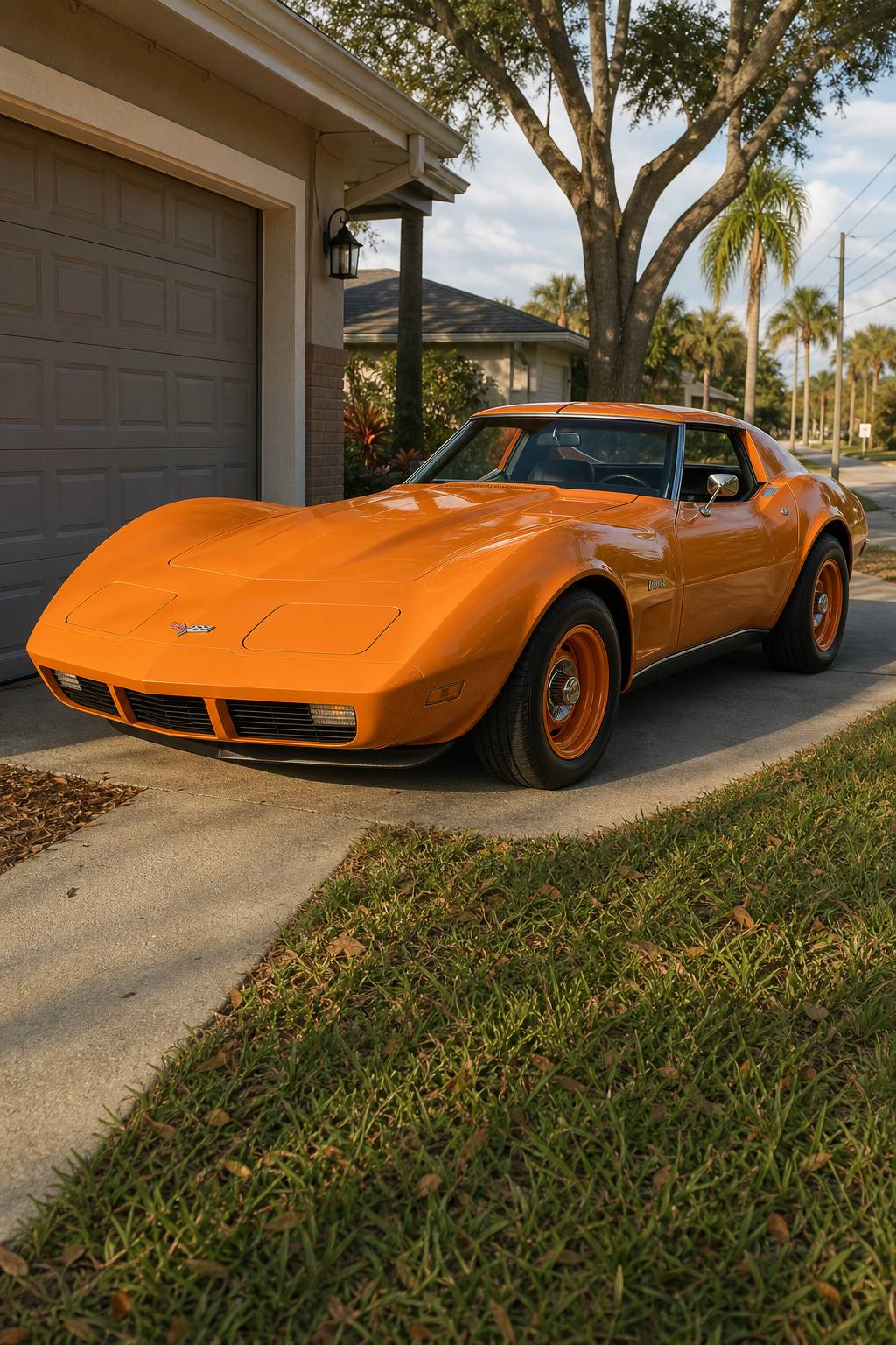 original paint 1977 Chevrolet Corvette project AI restoration vision