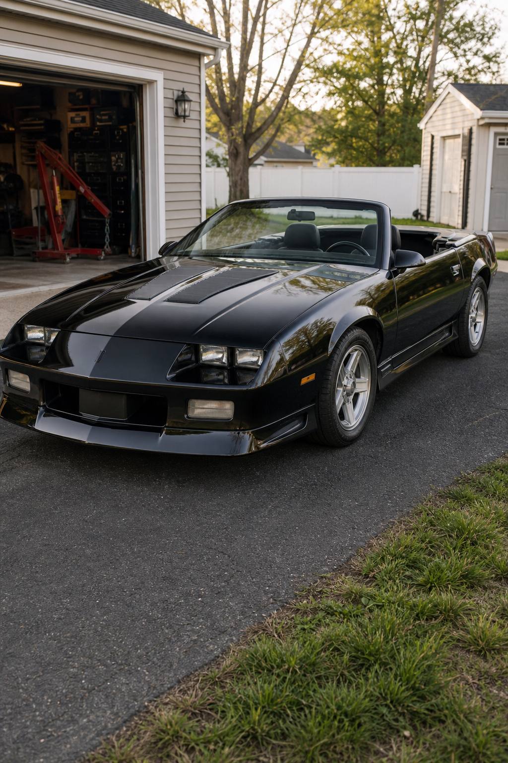 rare 1990 Chevrolet Camaro Rally SPORT project AI restoration vision