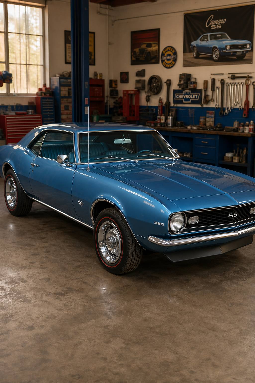 standard 1968 Chevrolet Camaro project AI restoration vision