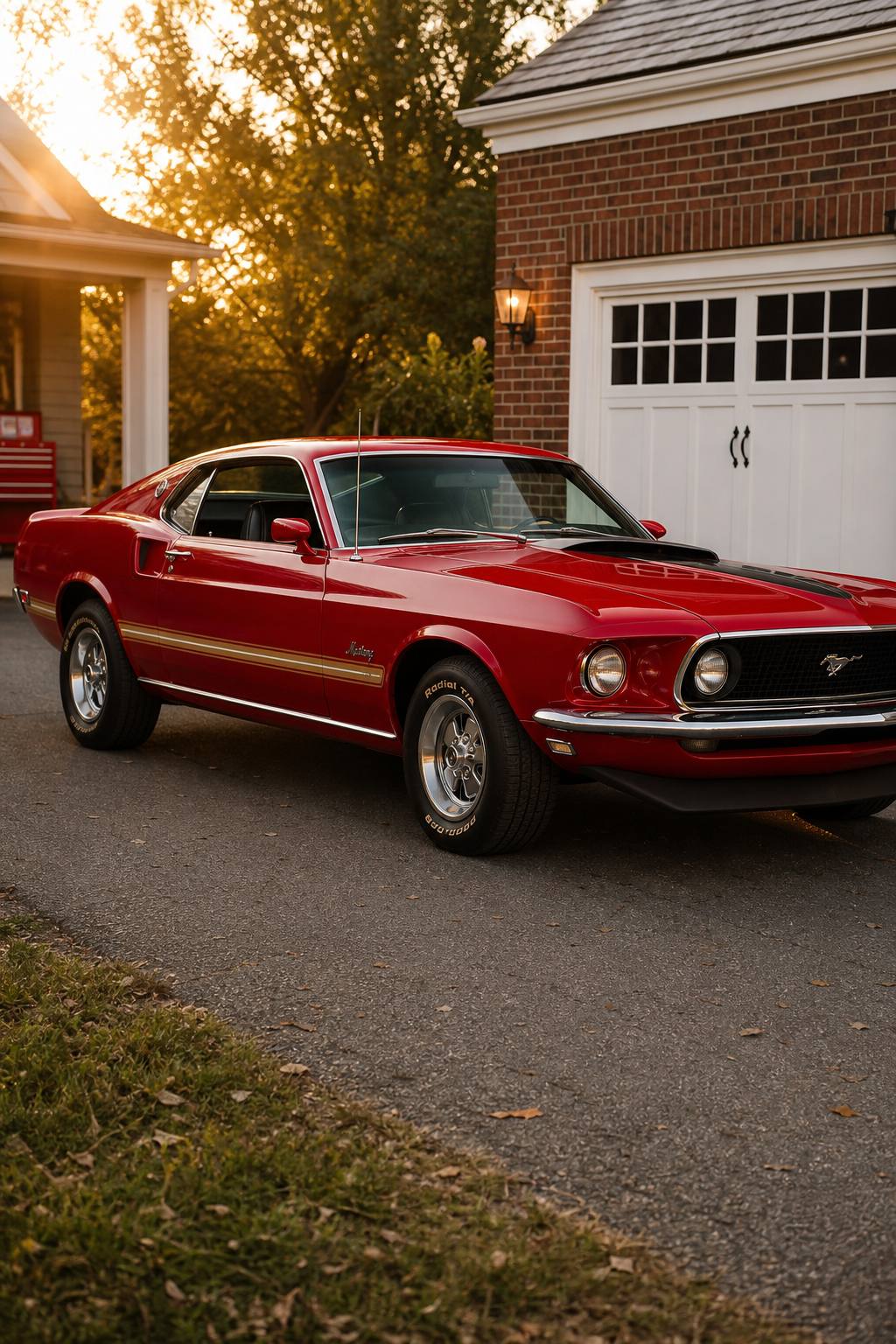 1969 Ford Mustang Mach 1 Q Code 428 Cobra Jet AI restoration vision