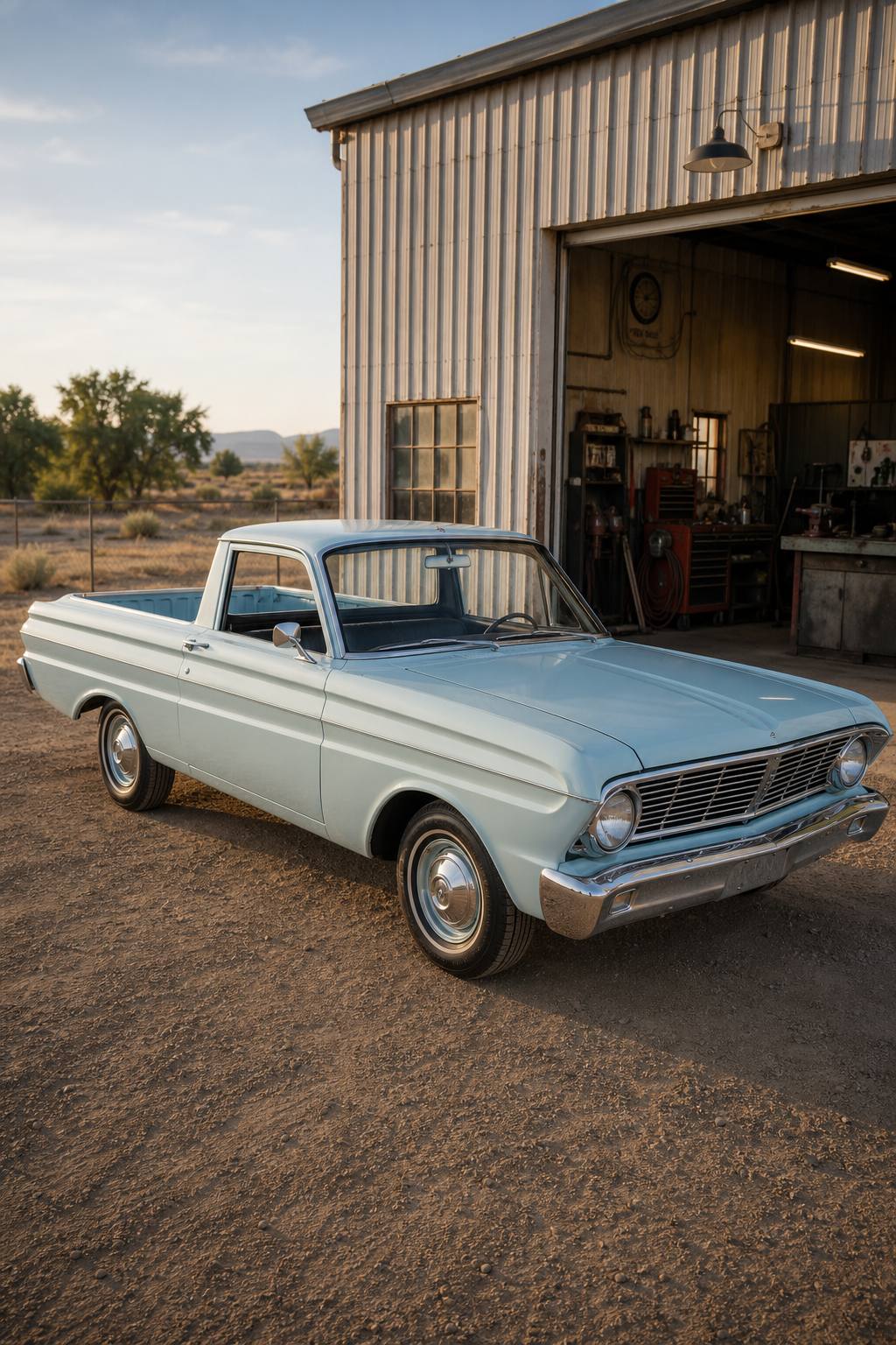 barn find 1965 Ford Ranchero project AI restoration vision