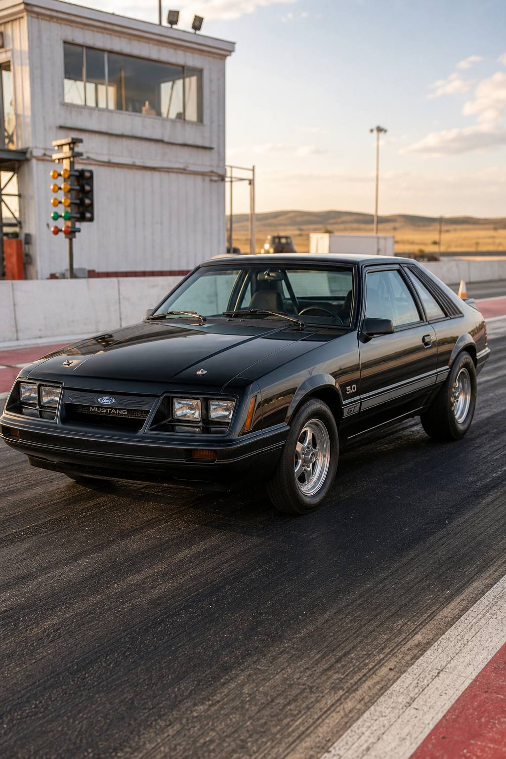 shell only 1986 Ford Mustang GT project AI restoration vision
