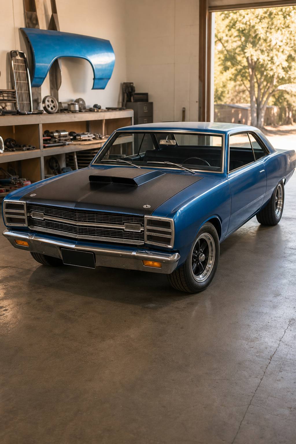 rolling body 1969 Dodge Dart project AI restoration vision