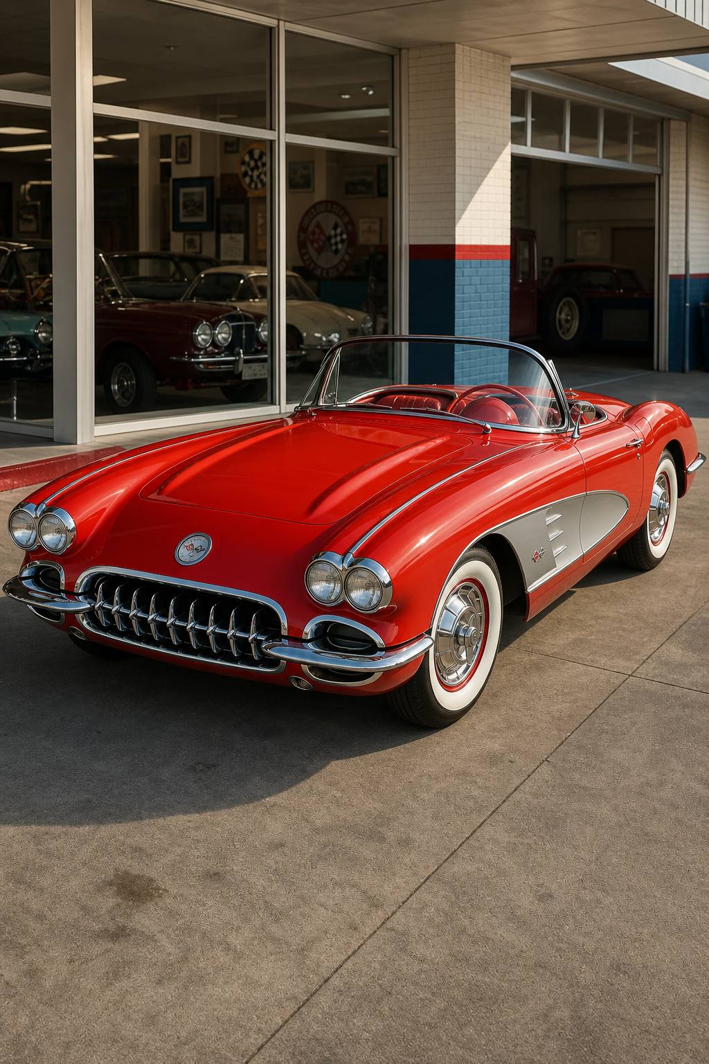 very rare 1959 Chevrolet Corvette project AI restoration vision