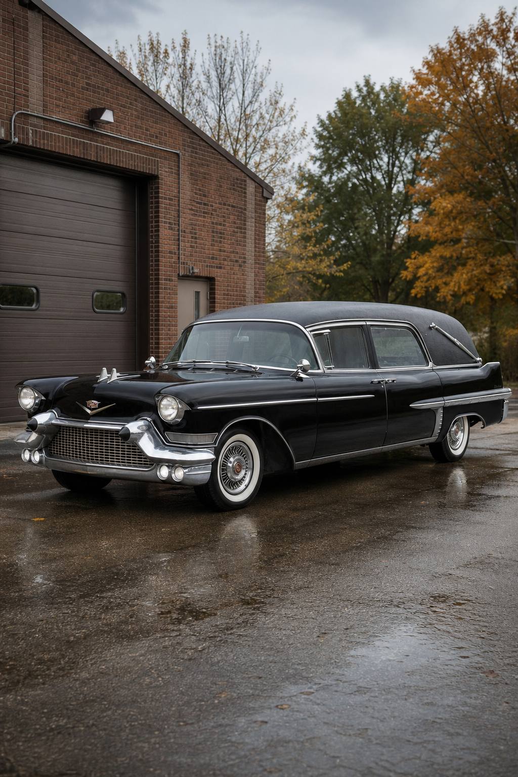 rare 1957 Cadillac eureka hearse project AI restoration vision