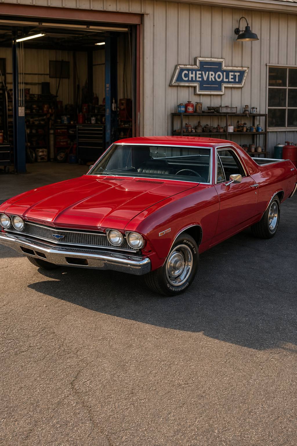 extra body parts 1969 Chevrolet El Camino project AI restoration vision