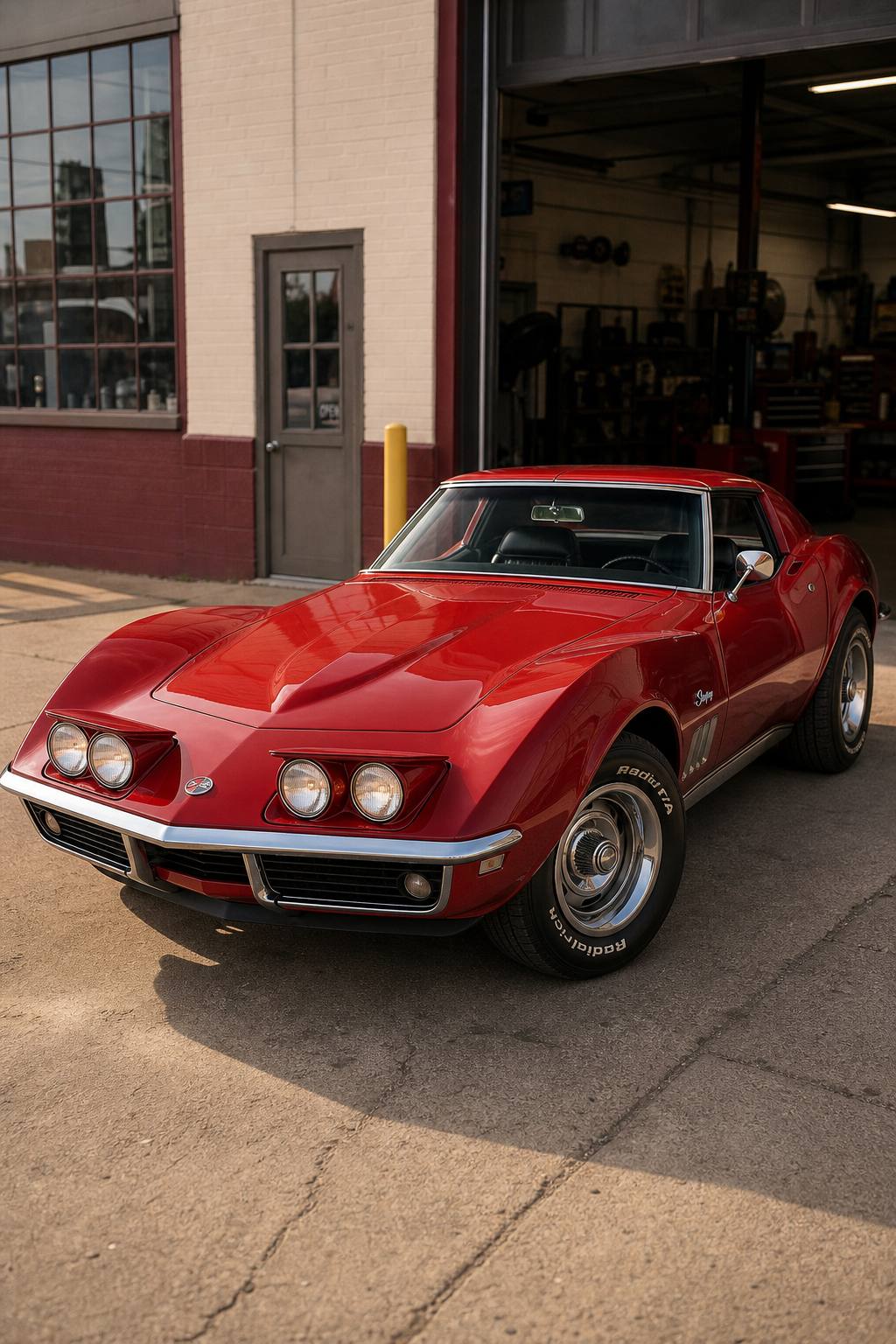 complete parts 1973 Chevrolet Corvette project AI restoration vision