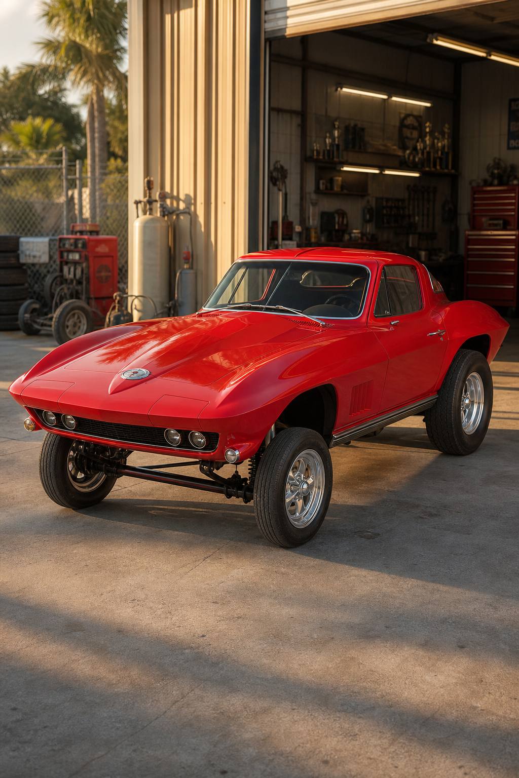 gasser 1963 Chevrolet Corvette project AI restoration vision