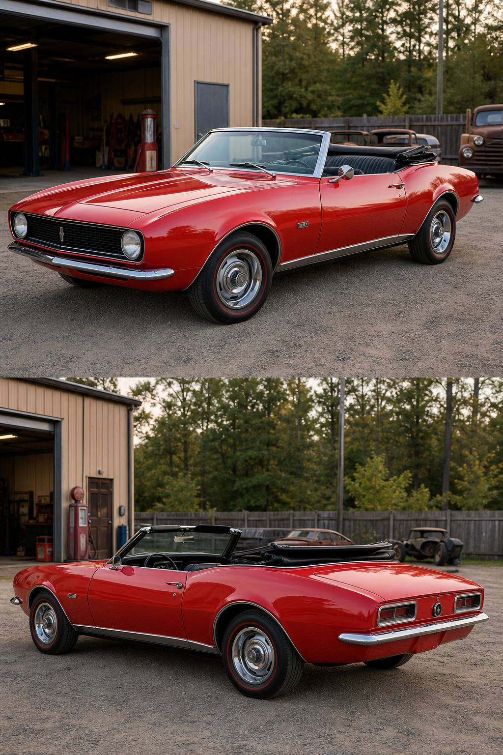 needs tlc 1967 Chevrolet Camaro Convertible project AI restoration vision