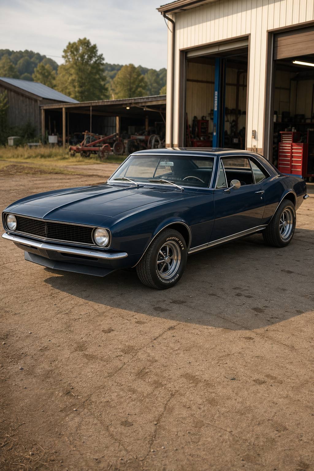 rusty 1967 Chevrolet Camaro project AI restoration vision