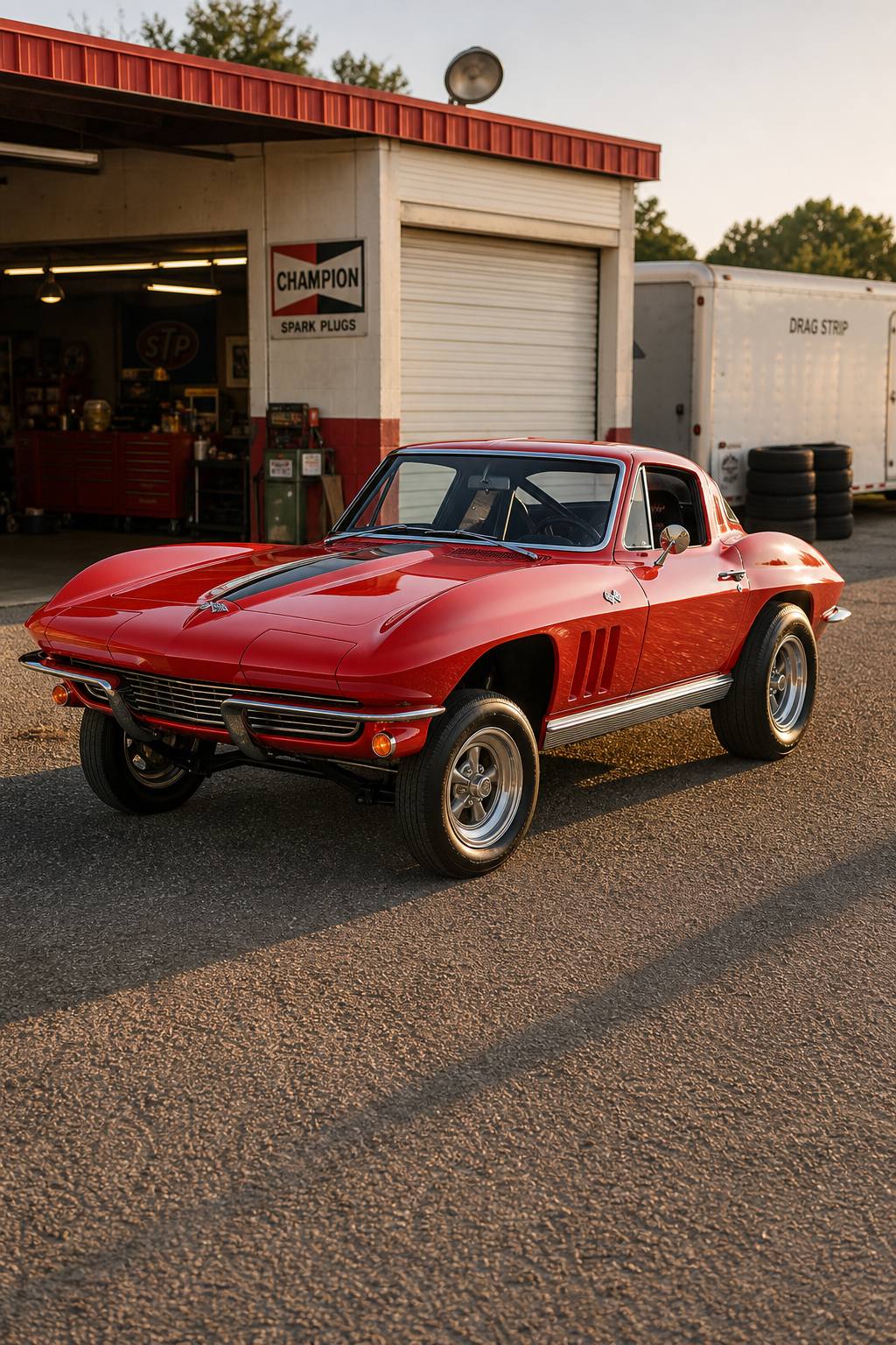 a lot of care needed 1965 Chevrolet Corvette project AI restoration vision