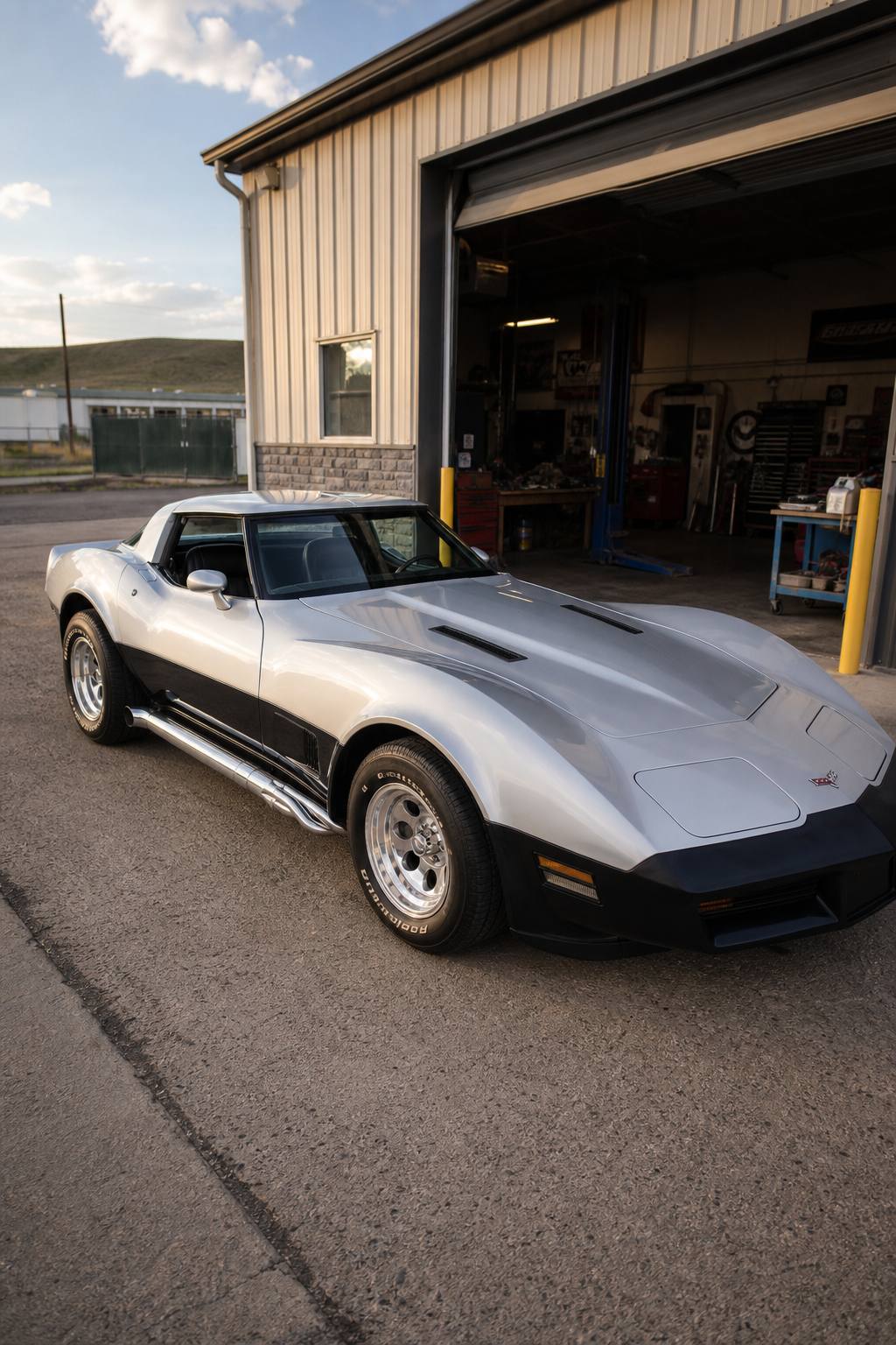 Camaro engine 1981 Chevrolet Corvette project AI restoration vision