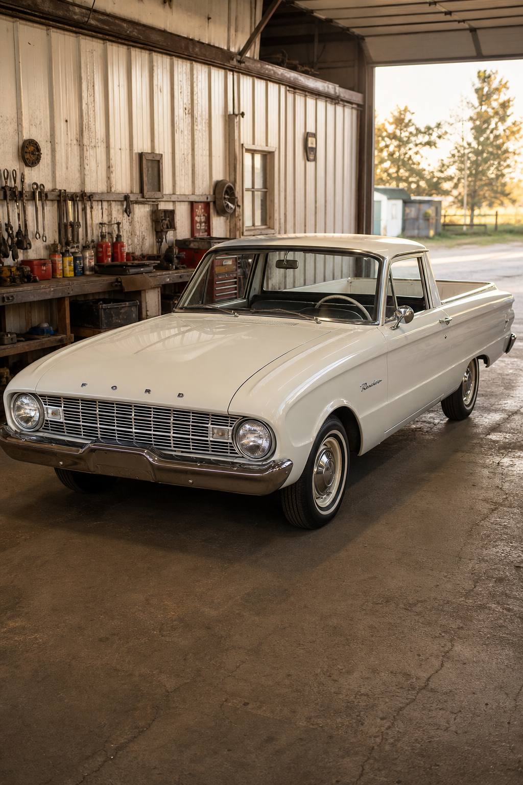 solid 1960 Ford Falcon Ranchero project AI restoration vision