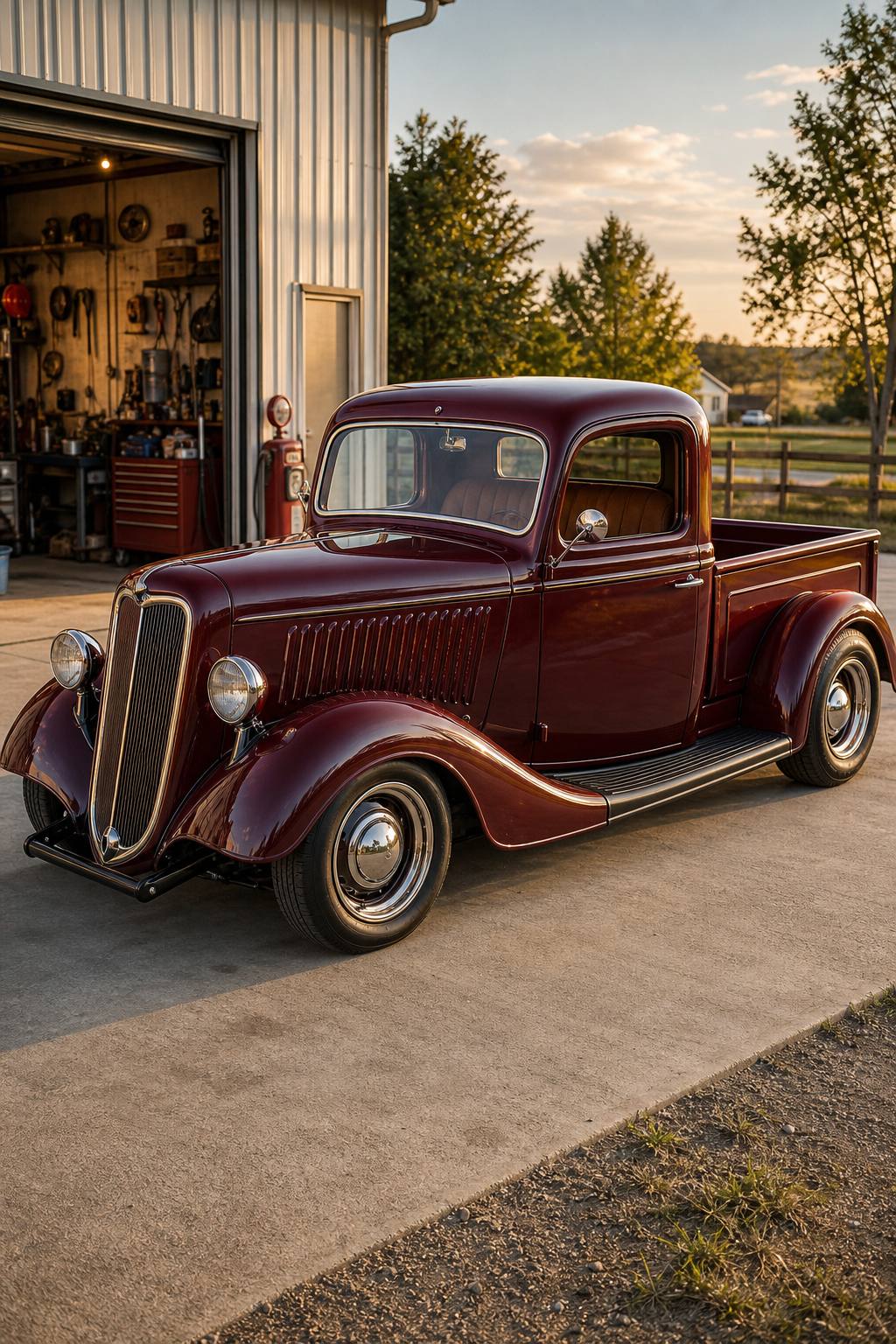 needs completion 1936 Ford Pickup project AI restoration vision