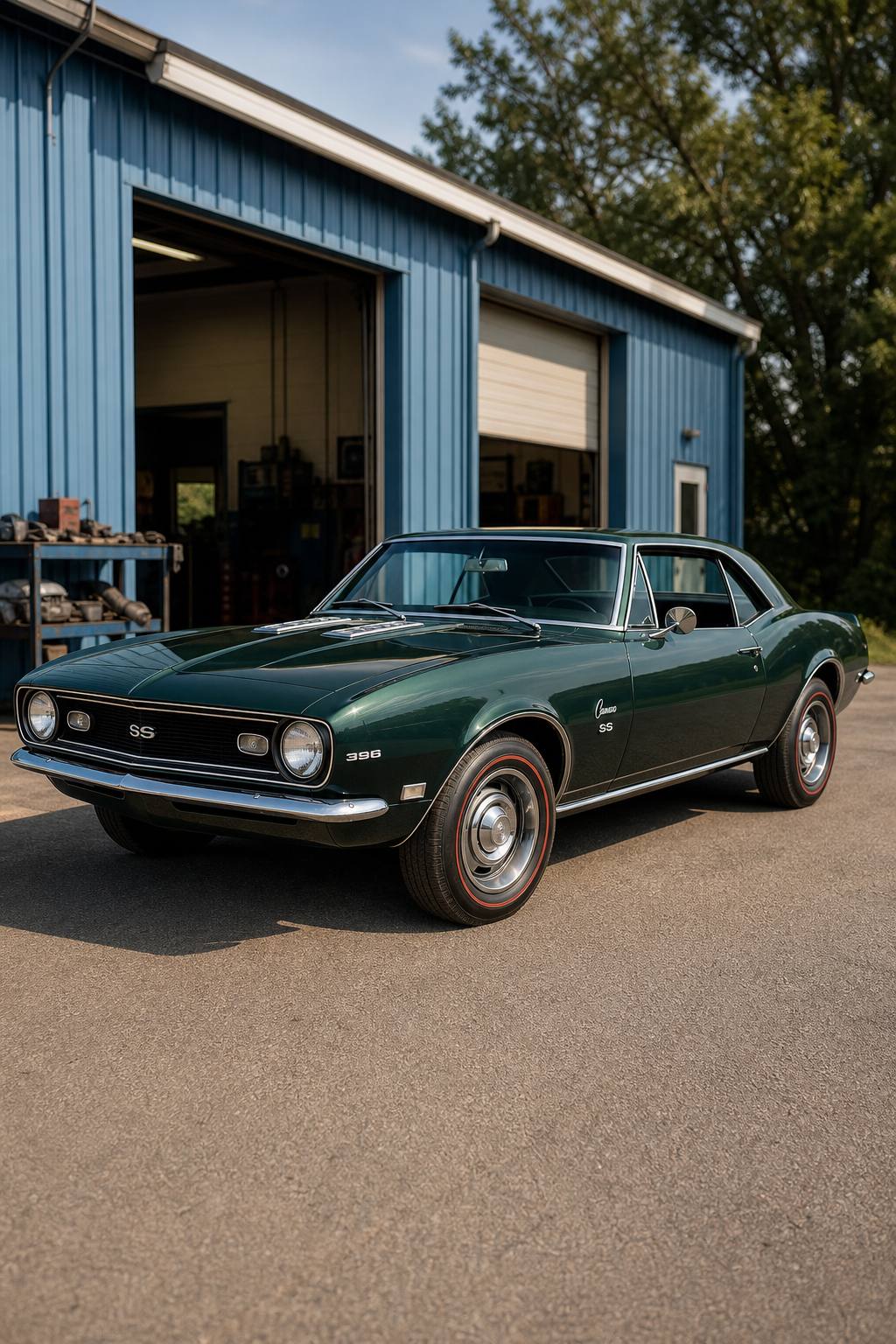 all original 1968 Chevrolet Camaro SS 396 project AI restoration vision