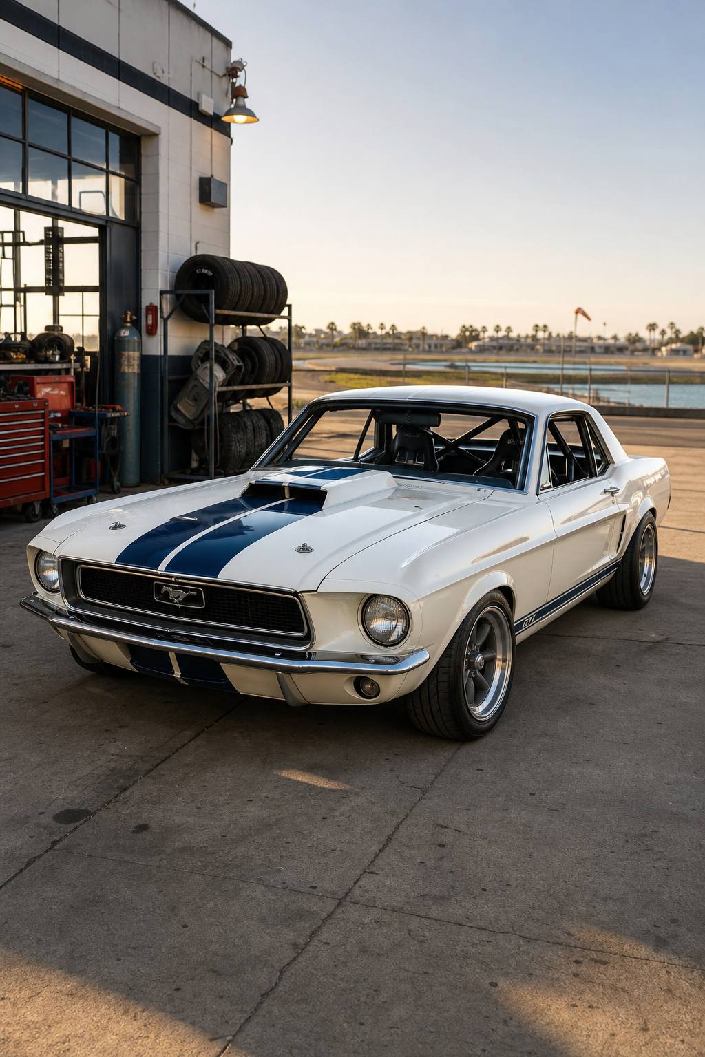 solid 1968 Ford Mustang GT project AI restoration vision