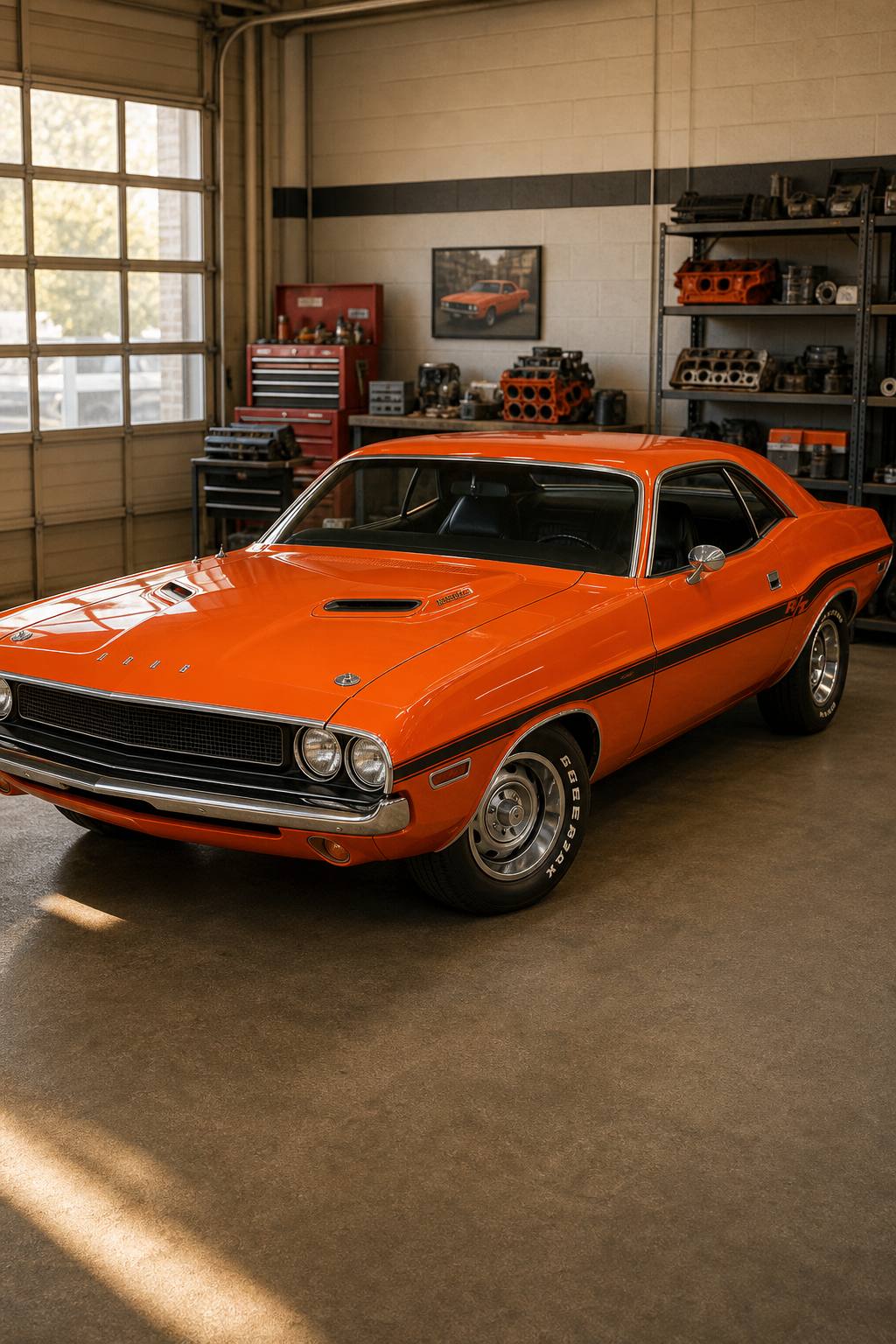 rare 1970 Dodge Challenger R/T project AI restoration vision
