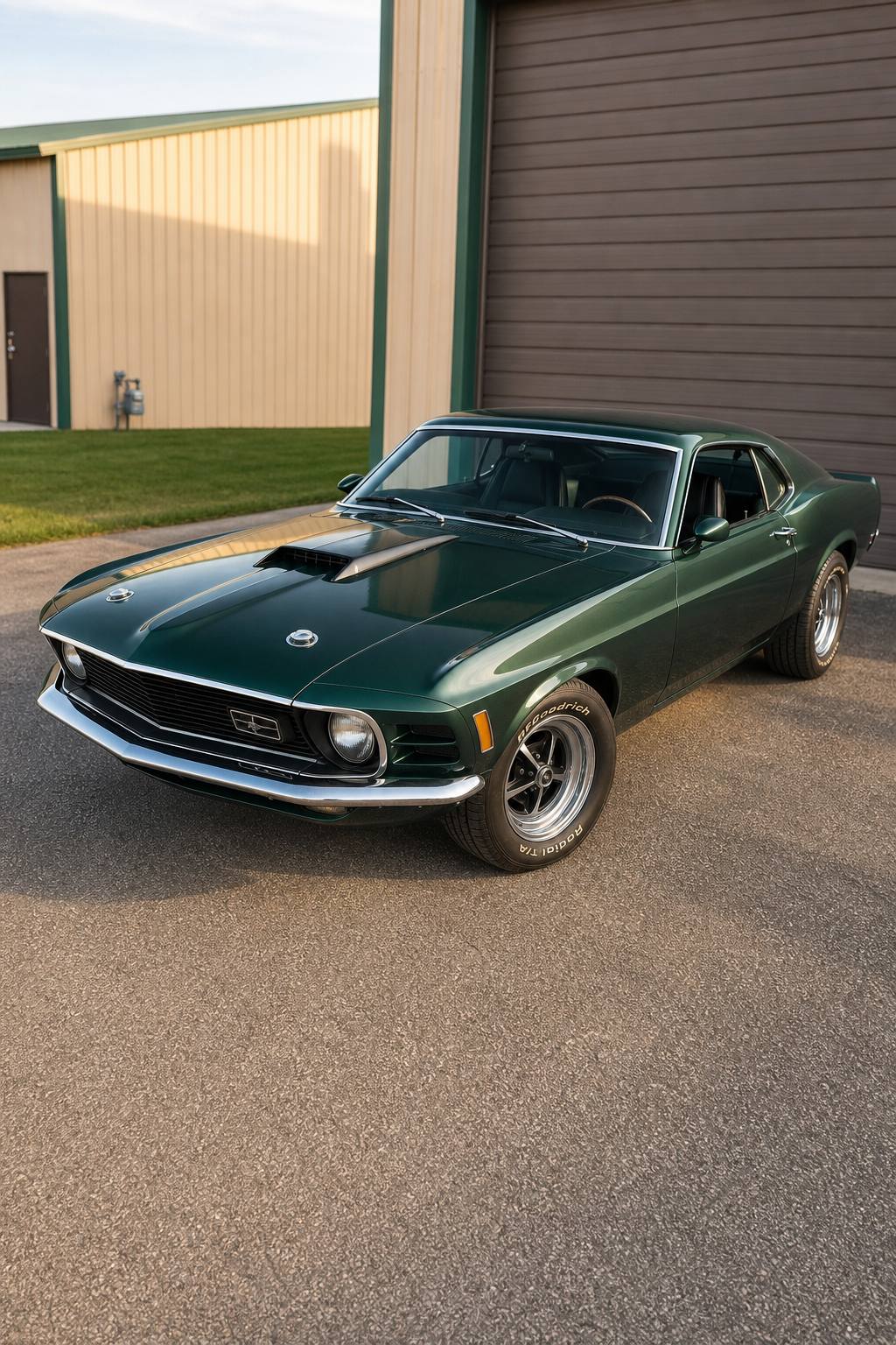 non running 1970 Ford Mustang sportsroof project AI restoration vision
