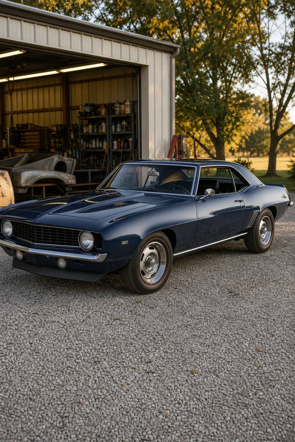 needs new sheetmetal 1969 Chevrolet Camaro project AI restoration vision