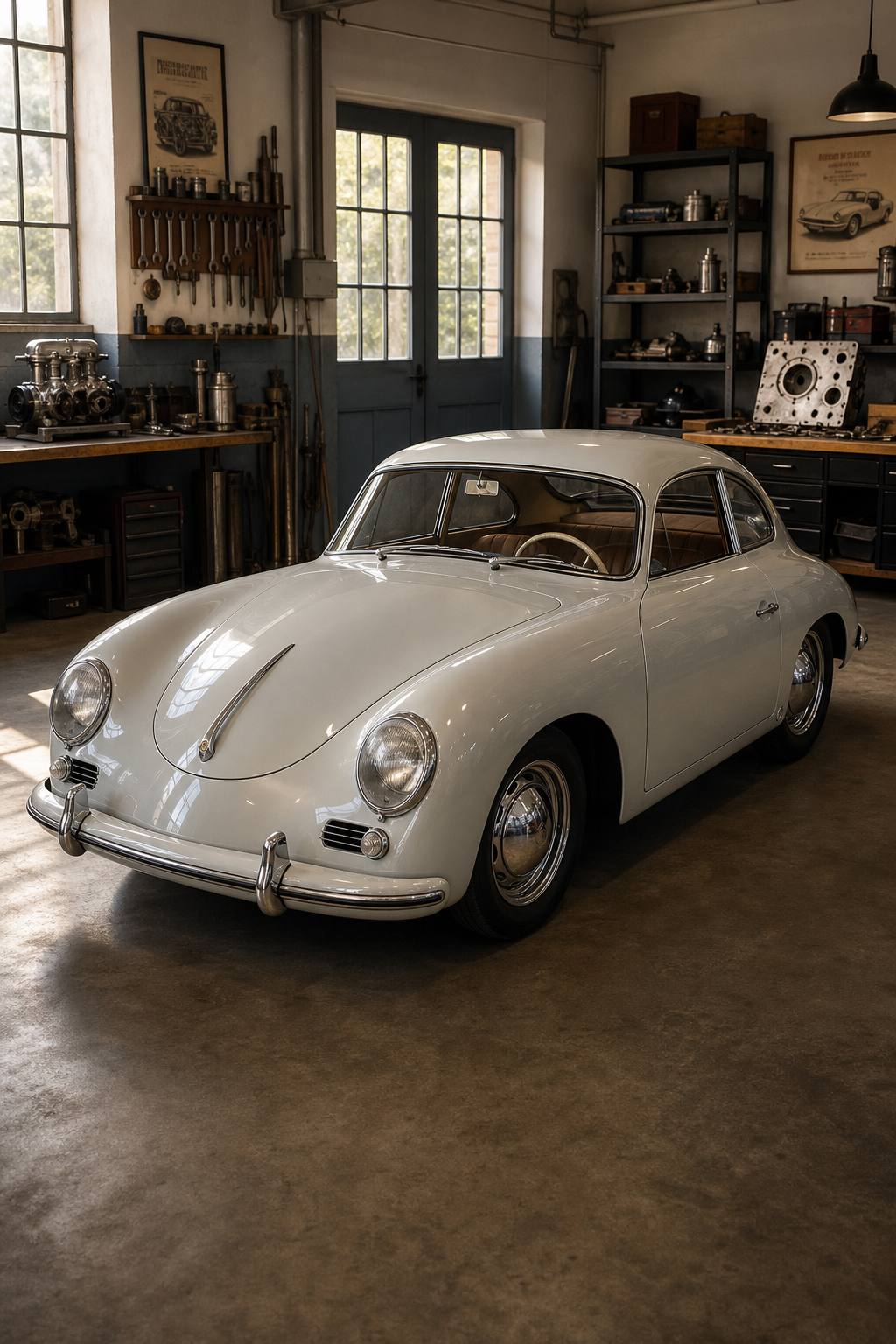 1956 Porsche 356 A Coupe Project AI restoration vision