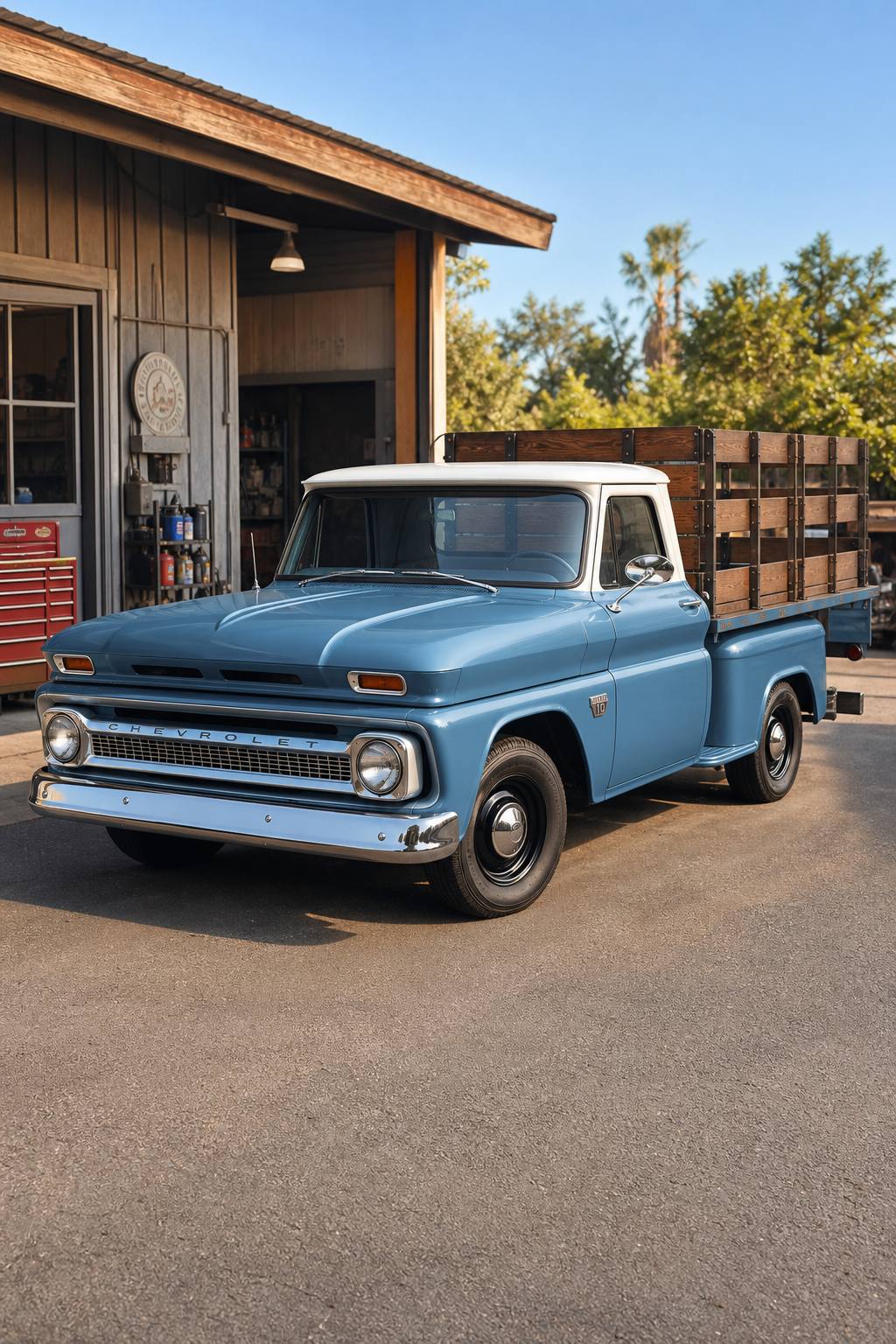 surface rust 1964 Chevrolet C 10 pickup project AI restoration vision