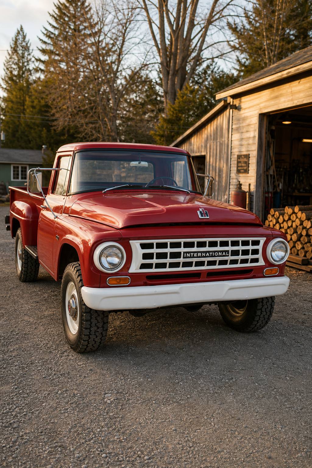 solid 1964 International Harvester project AI restoration vision