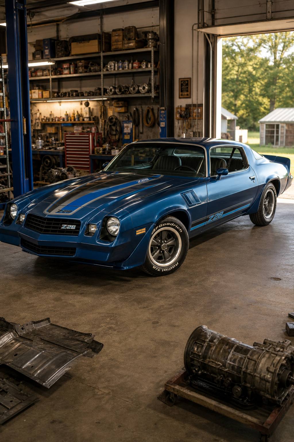 true Z28 1981 Chevrolet Camaro project AI restoration vision