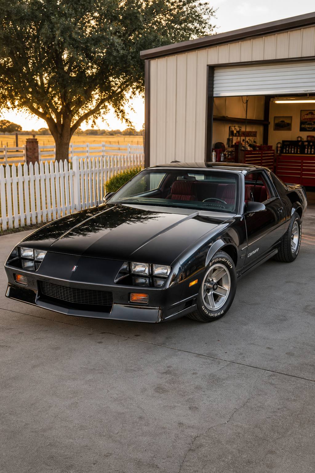 new engine 1984 Chevrolet Camaro F41 project AI restoration vision