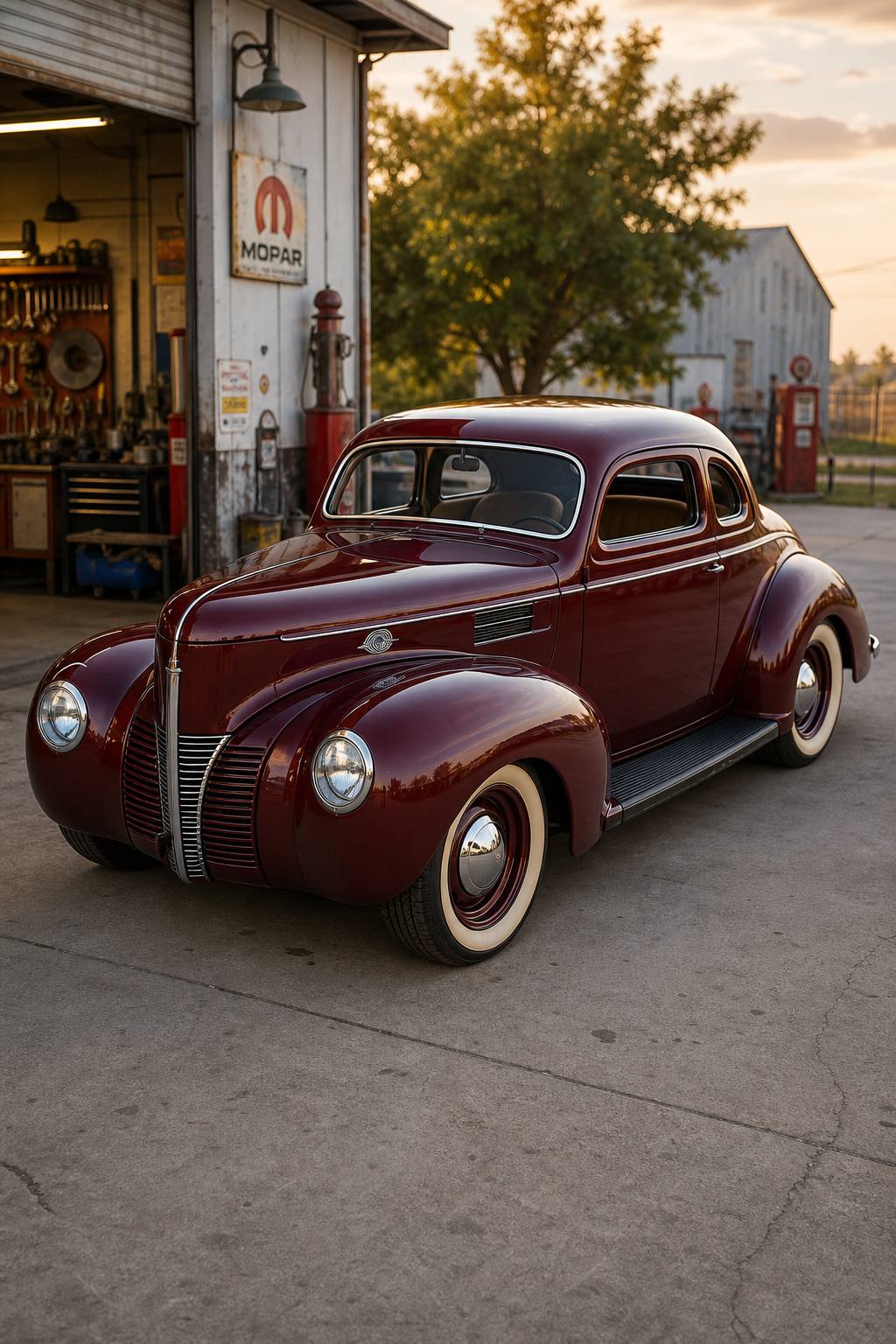 needs finishing 1939 Dodge D11 Club Coupe project AI restoration vision