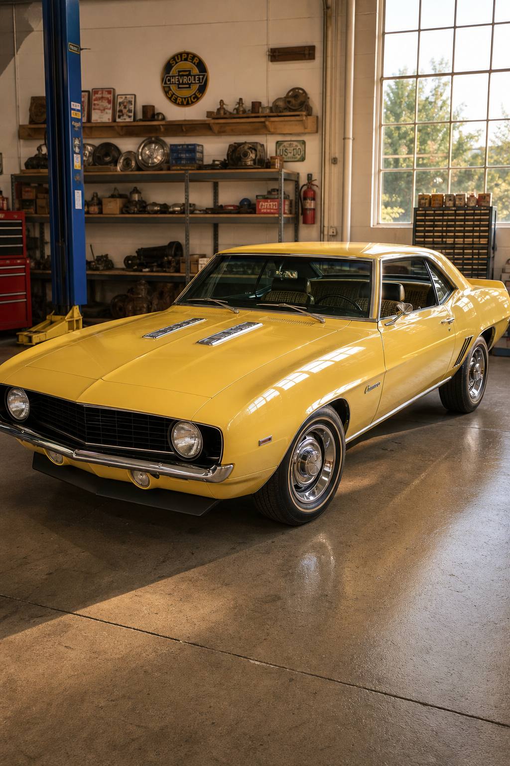 non running 1969 Chevrolet Camaro project AI restoration vision